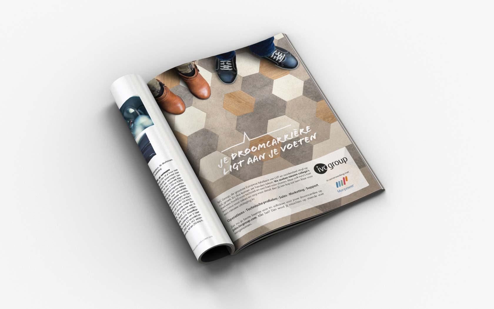 IVC jobsite advertentie